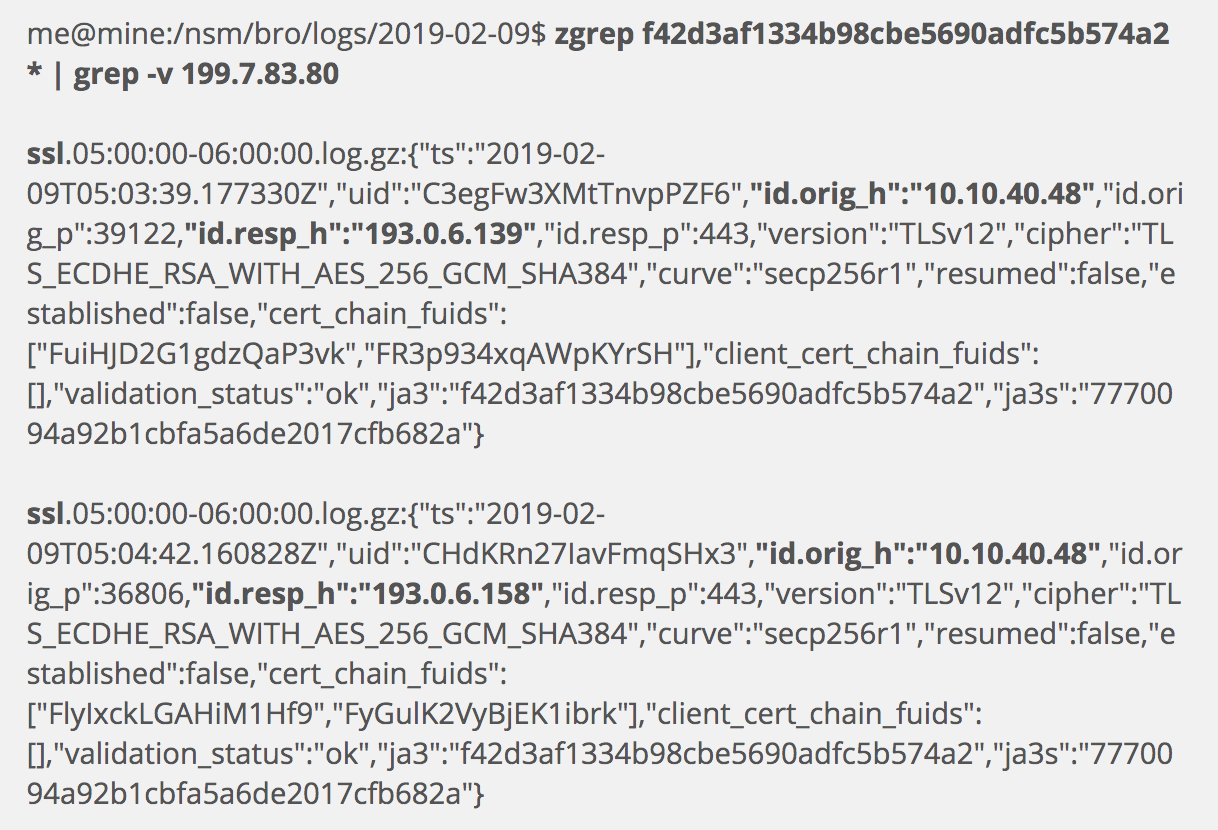 Examining Aspects of Encrypted Traffic Through Zeek Logs Corelight