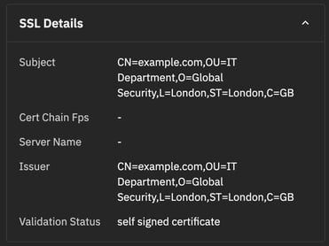 guided triage SSL details