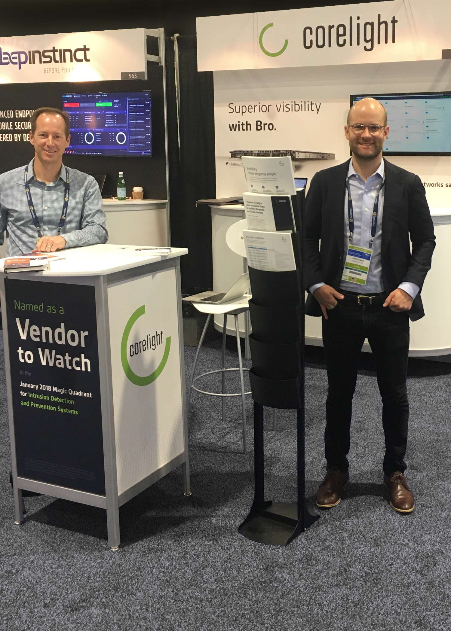Ready to start the show - Team Corelight @ the Gartner Conference.
